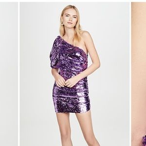 NWT For Love & Lemons Madeline Mini Sequin Dress Medium